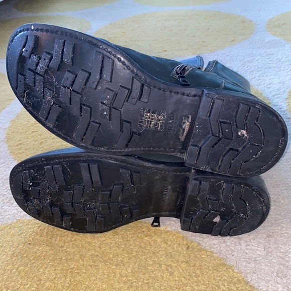 PRADA zip gray boots. Fits 8.5/9 - Picture 6 of 9